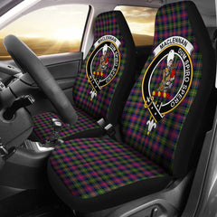 MacLennan Tartan Crest Car Seat Cover