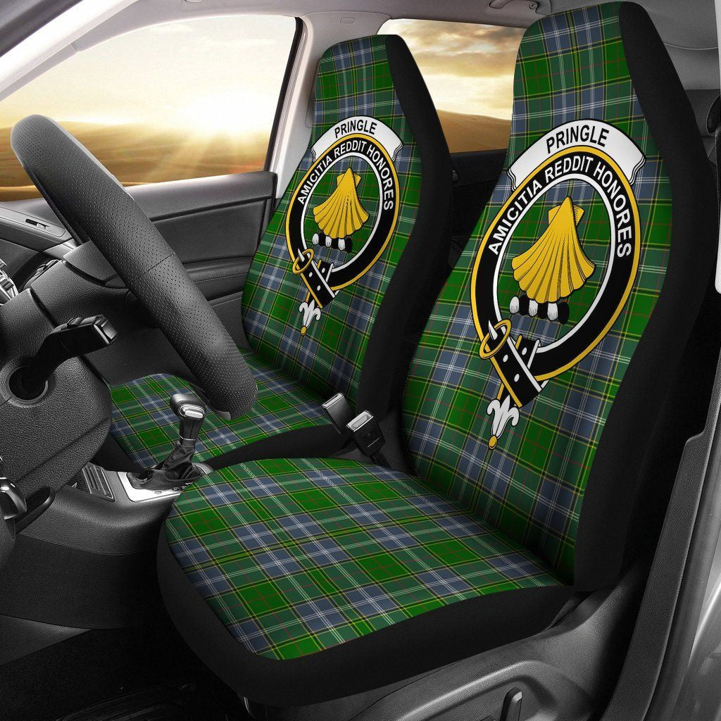 Pringle Tartan Crest Car Seat Cover