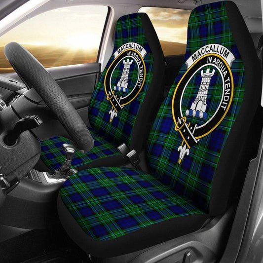 MacCallum Tartan Crest Car Seat Cover