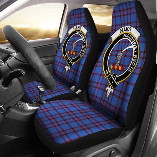 Elliot Tartan Crest Car Seat Cover