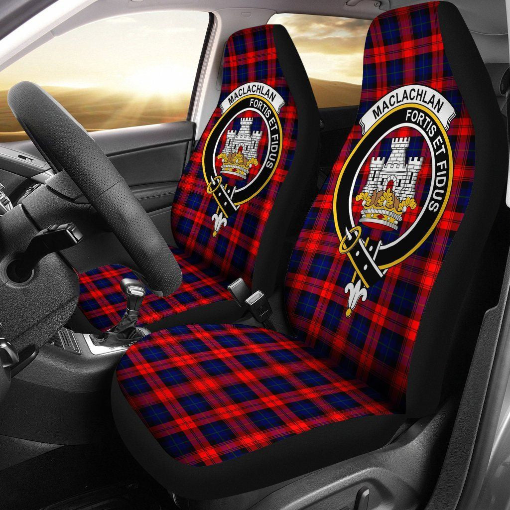 MacLachlan Tartan Crest Car Seat Cover