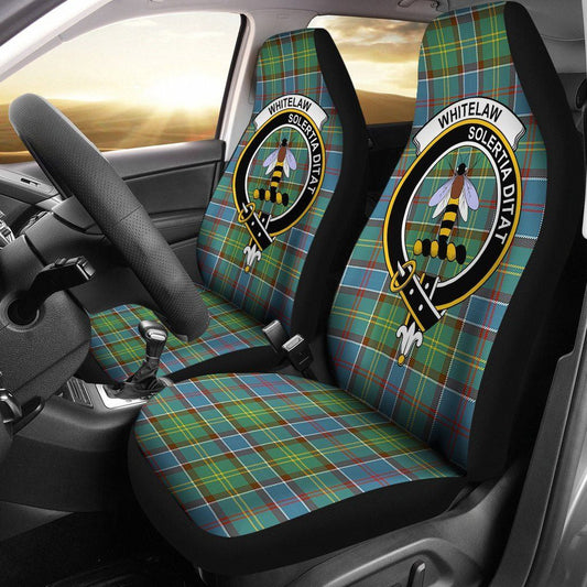 Whitelaw Tartan Crest Car Seat Cover