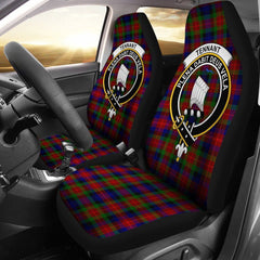 Tennant Tartan Crest Car Seat Cover