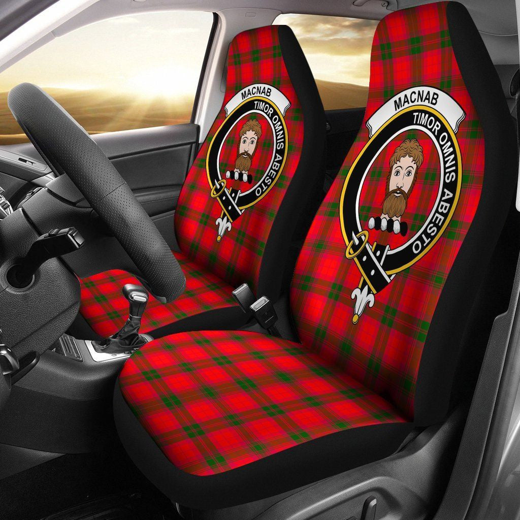 MacNab Tartan Crest Car Seat Cover