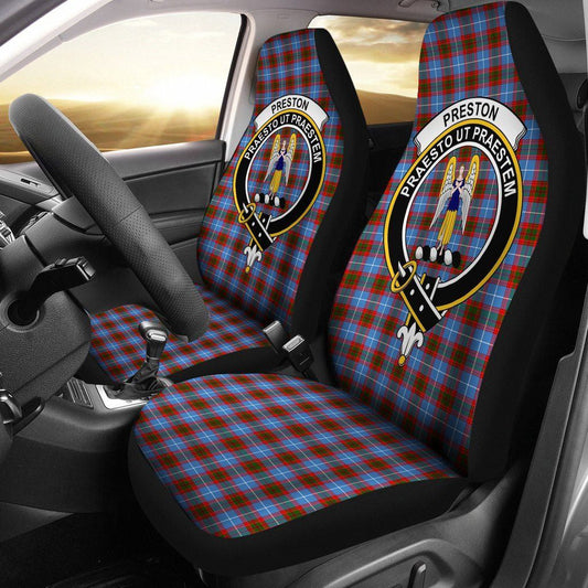 Preston (Edingburg) Tartan Crest Car Seat Cover