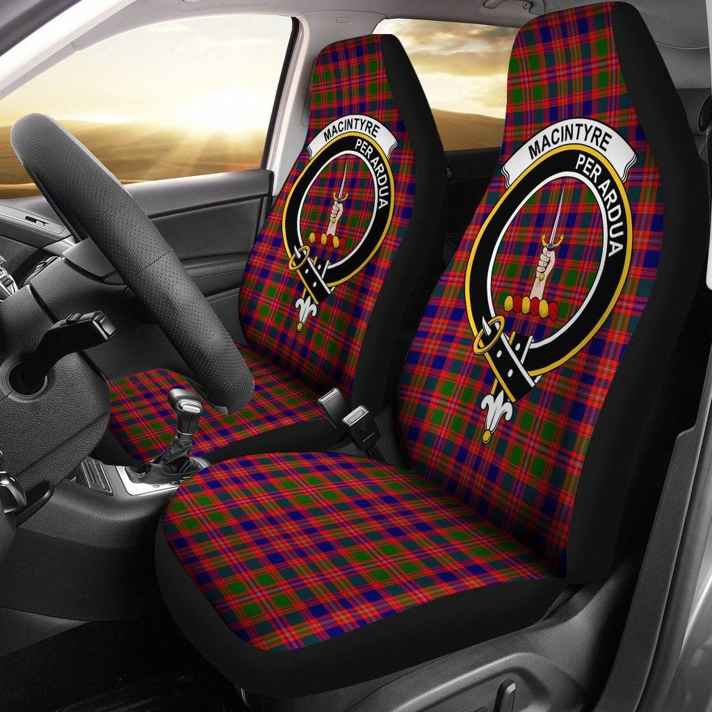 MacIntyre Tartan Crest Car Seat Cover