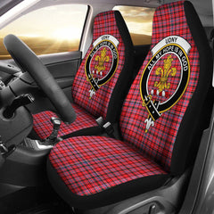 Udny Tartan Crest Car Seat Cover