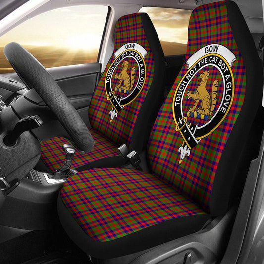 Gow (or McGouan) Tartan Crest Car Seat Cover