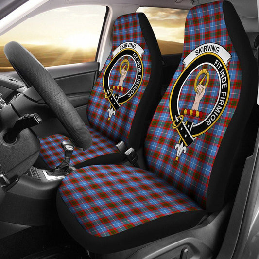 Skirving (Edingburg) Tartan Crest Car Seat Cover