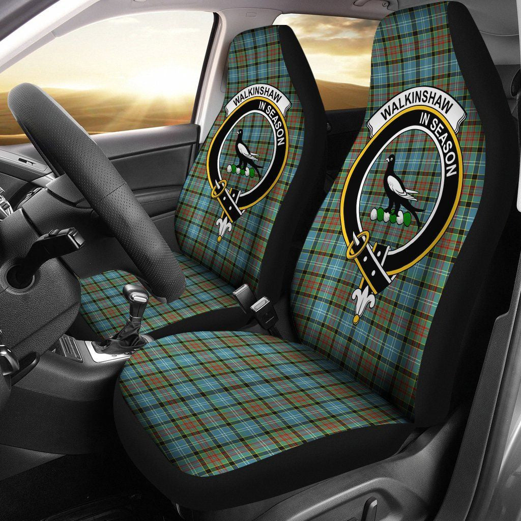 Walkinshaw Tartan Crest Car Seat Cover