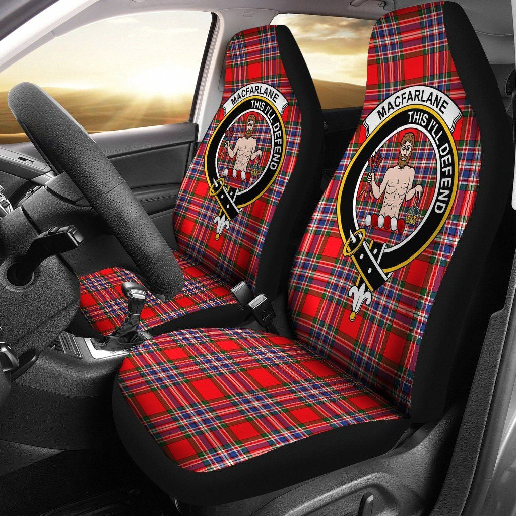 MacFarlane Tartan Crest Car Seat Cover