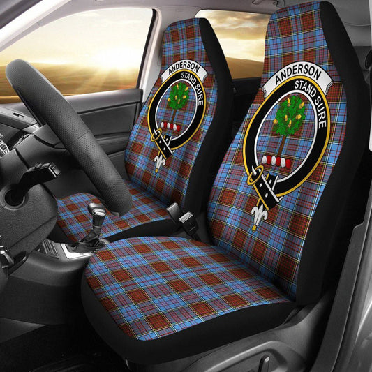 Anderson Tartan Crest Car Seat Cover