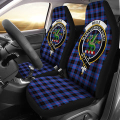 Maule Tartan Crest Car Seat Cover