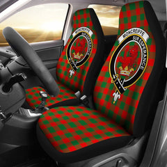 Moncrieffe Tartan Crest Car Seat Cover