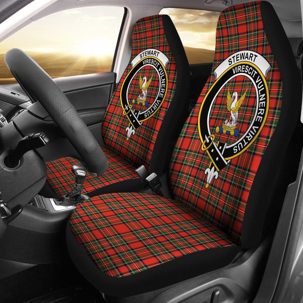 Stewart (of Appin) Tartan Crest Car Seat Cover