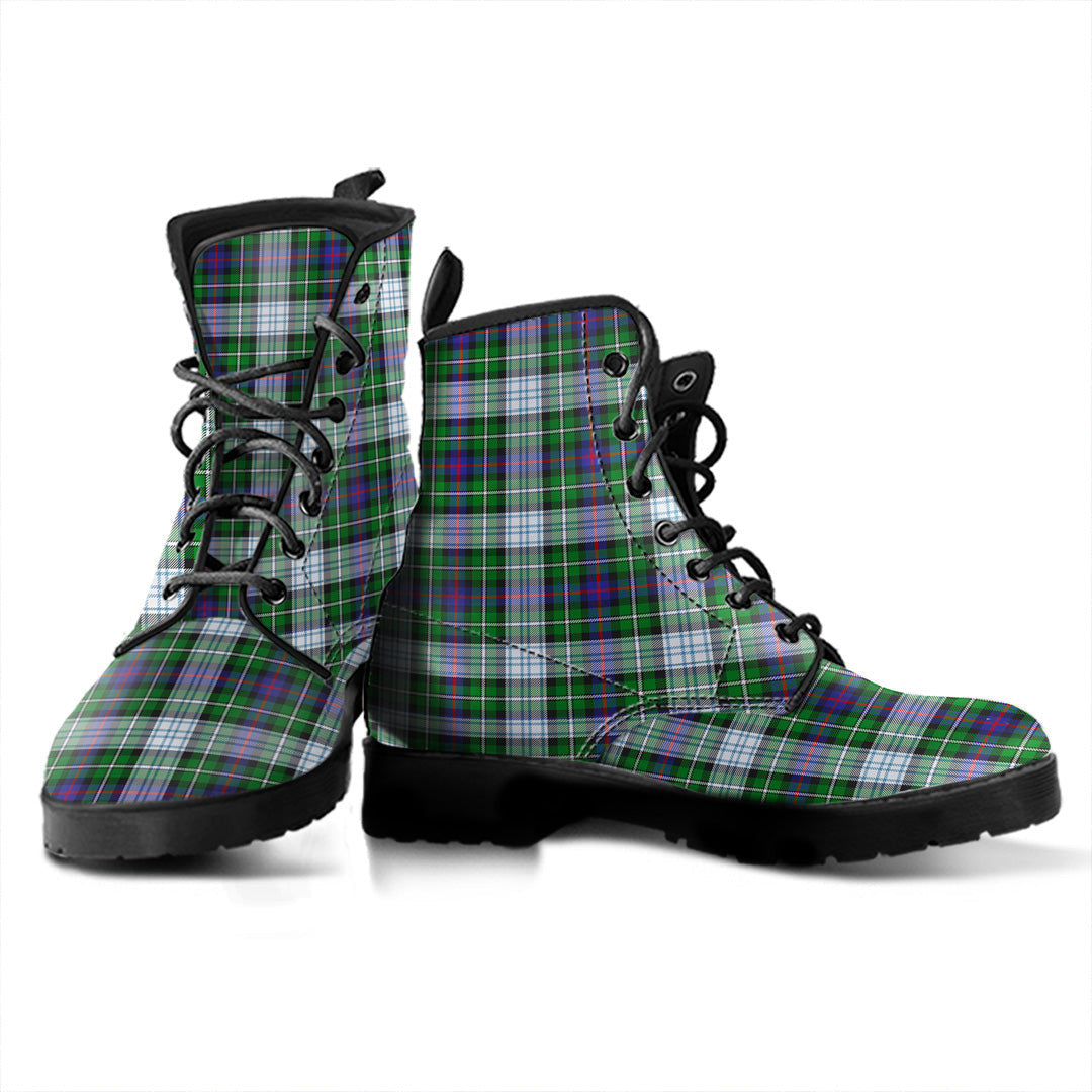 MacKenzie Dress Modern Tartan Plaid Leather Boots