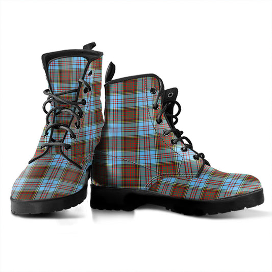 Anderson Ancient Tartan Plaid Leather Boots