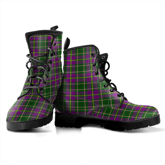 Taylor Tartan Plaid Leather Boots