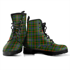Bisset Tartan Plaid Leather Boots