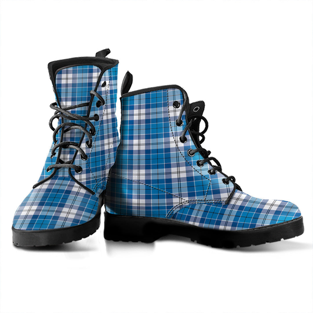 Roberton Tartan Plaid Leather Boots