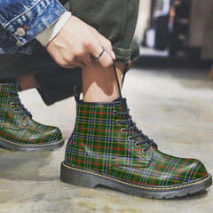 Bisset Tartan Plaid Leather Boots