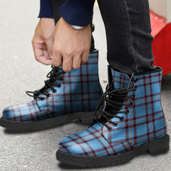 Elliot Ancient Tartan Plaid Leather Boots