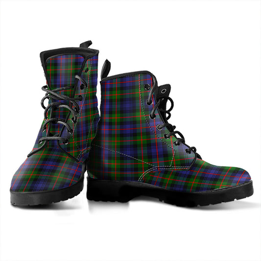 Murray of Atholl Modern Tartan Plaid Leather Boots