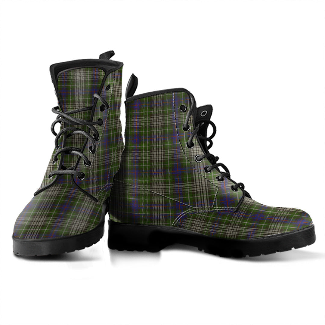 Davidson Tulloch Dress Tartan Plaid Leather Boots