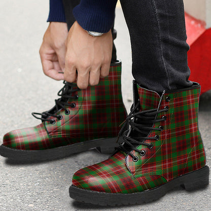 Ainslie Tartan Plaid Leather Boots