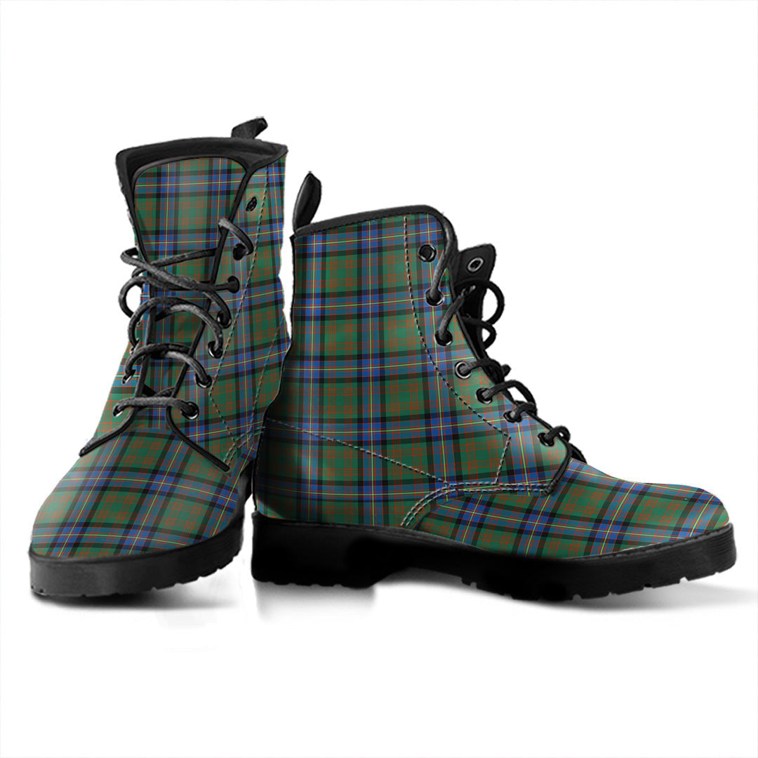 Cochrane Ancient Tartan Plaid Leather Boots