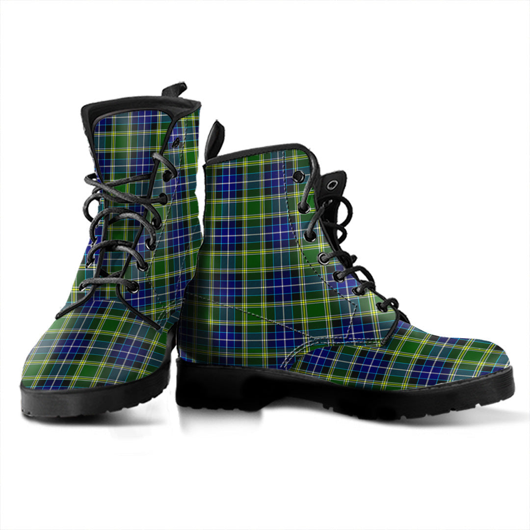MacKellar Tartan Plaid Leather Boots