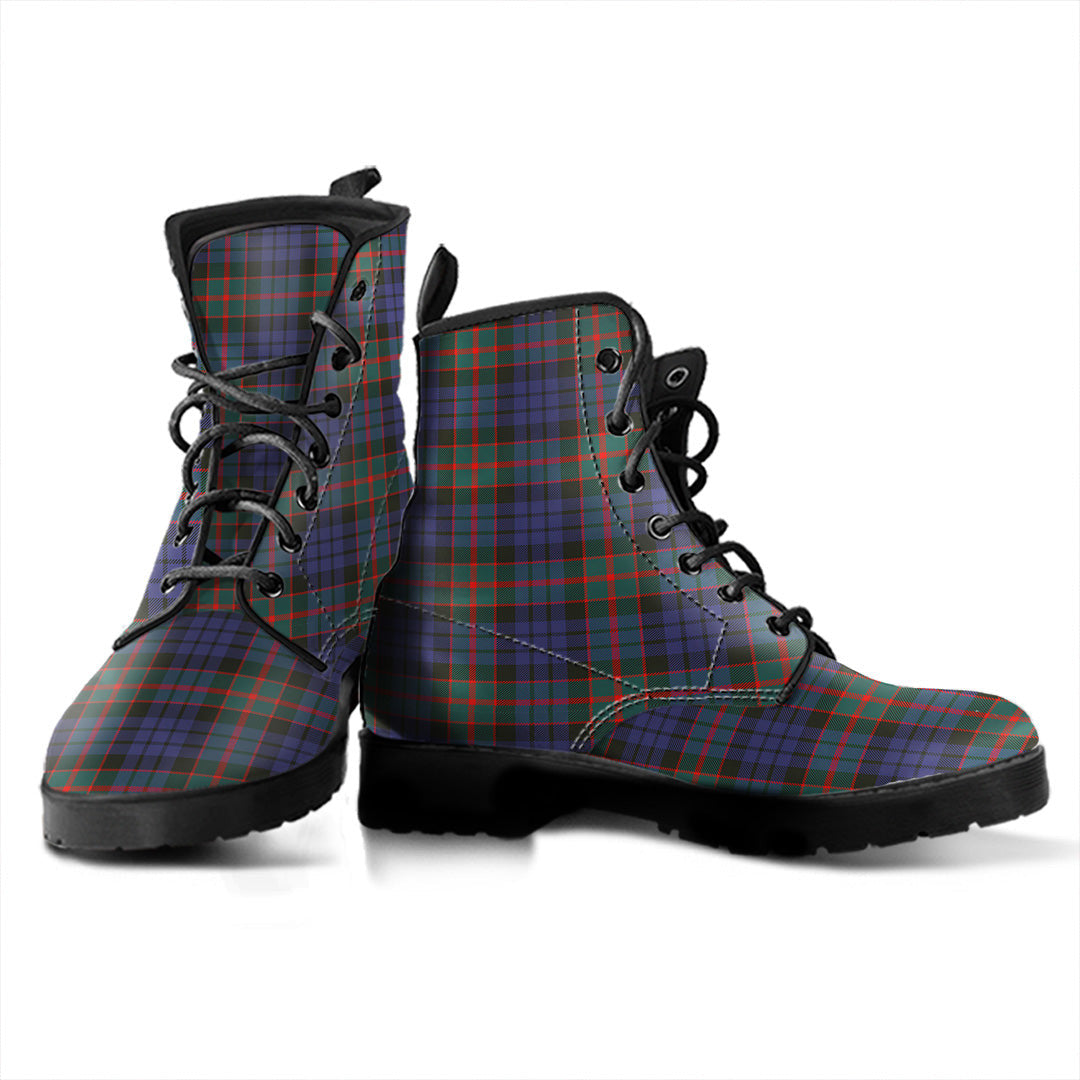 Fletcher of Dunans Tartan Plaid Leather Boots