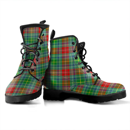 Muirhead Tartan Plaid Leather Boots