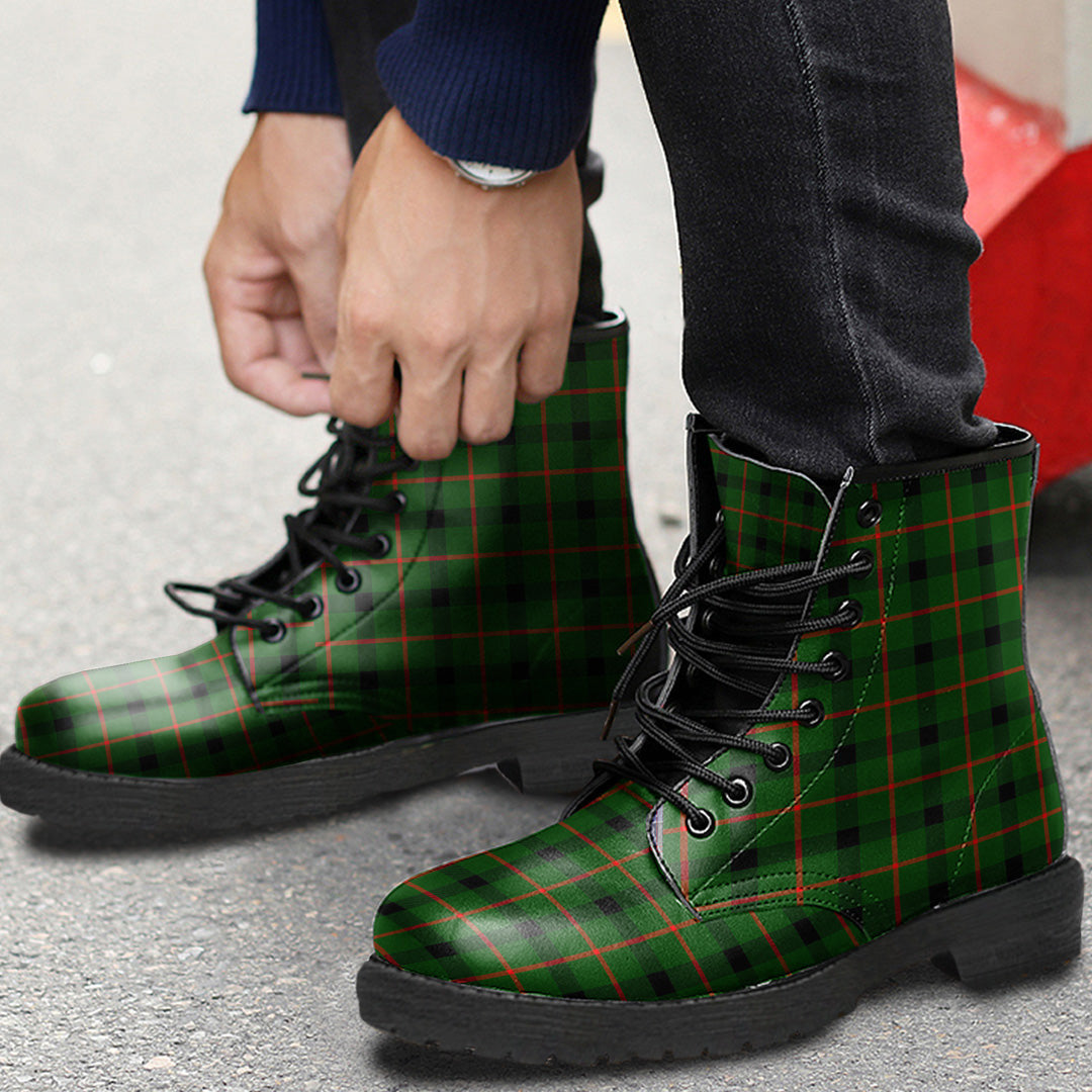 Kincaid Modern Tartan Plaid Leather Boots