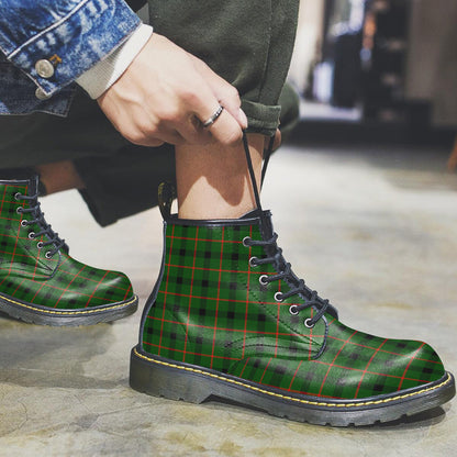 Kincaid Modern Tartan Plaid Leather Boots