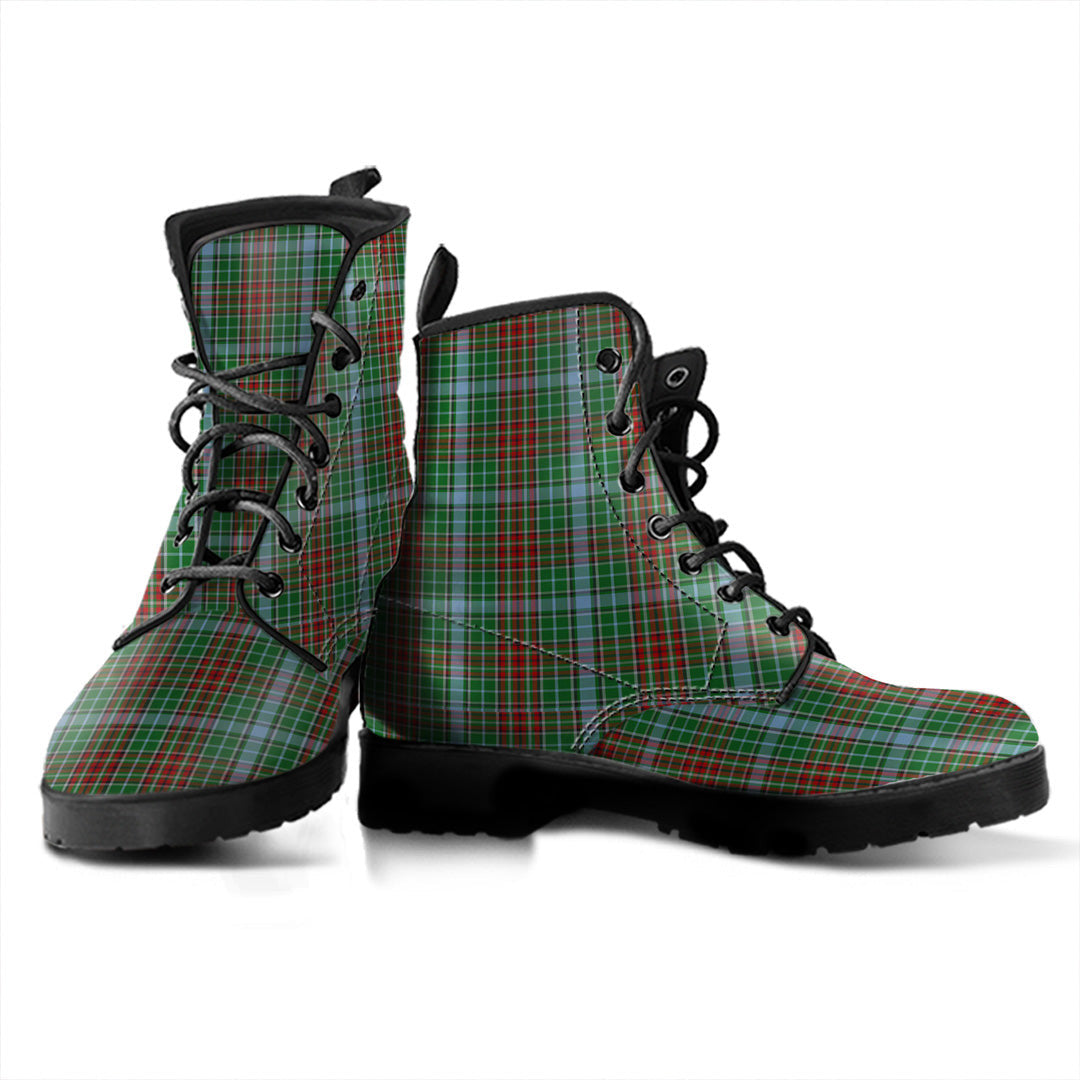 Gayre Tartan Plaid Leather Boots