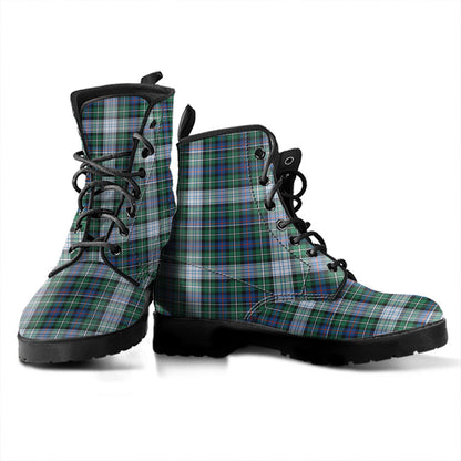 MacKenzie Dress Ancient Tartan Plaid Leather Boots