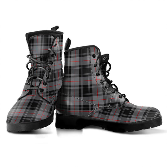 Moffat Modern Tartan Plaid Leather Boots