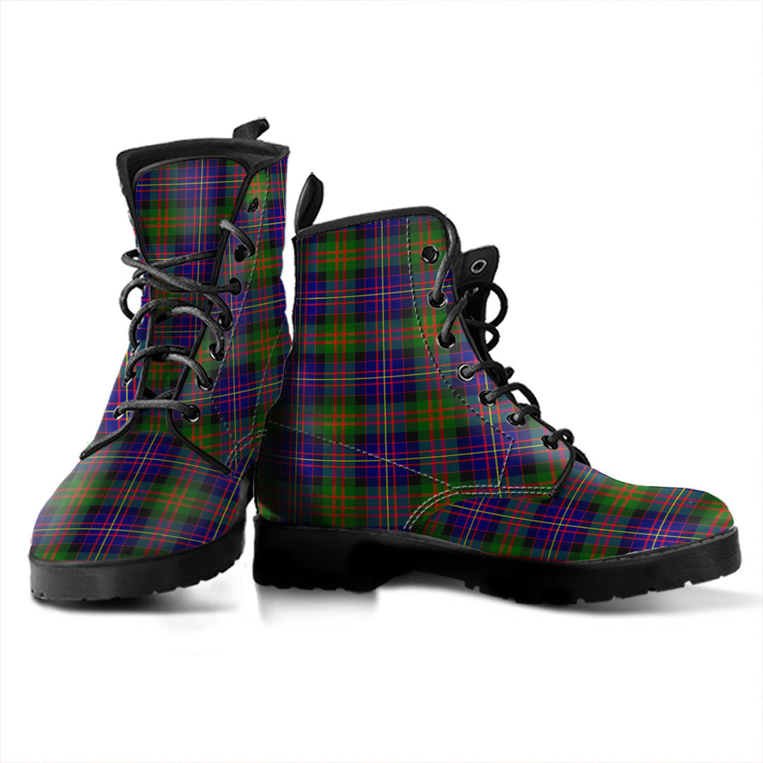 Cameron of Erracht Modern Tartan Plaid Leather Boots