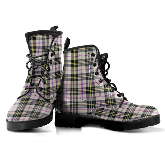 MacPherson Dress Ancient Tartan Plaid Leather Boots