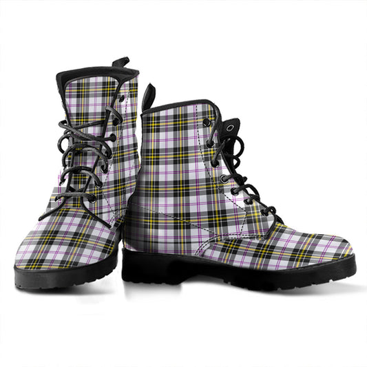 MacPherson Dress Modern Tartan Plaid Leather Boots