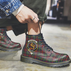 MacKintosh Hunting Modern Tartan Crest Leather Boots