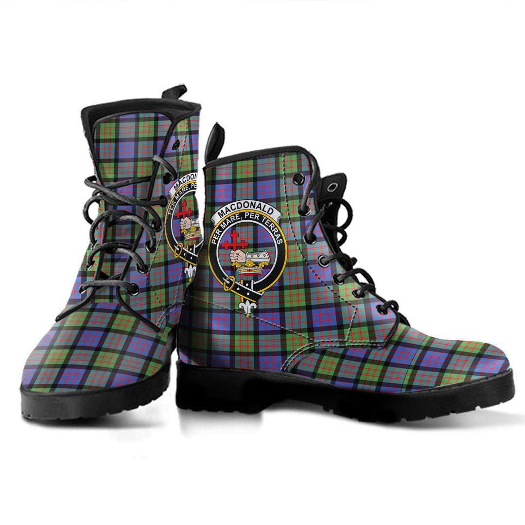 MacDonald Ancient Tartan Crest Leather Boots