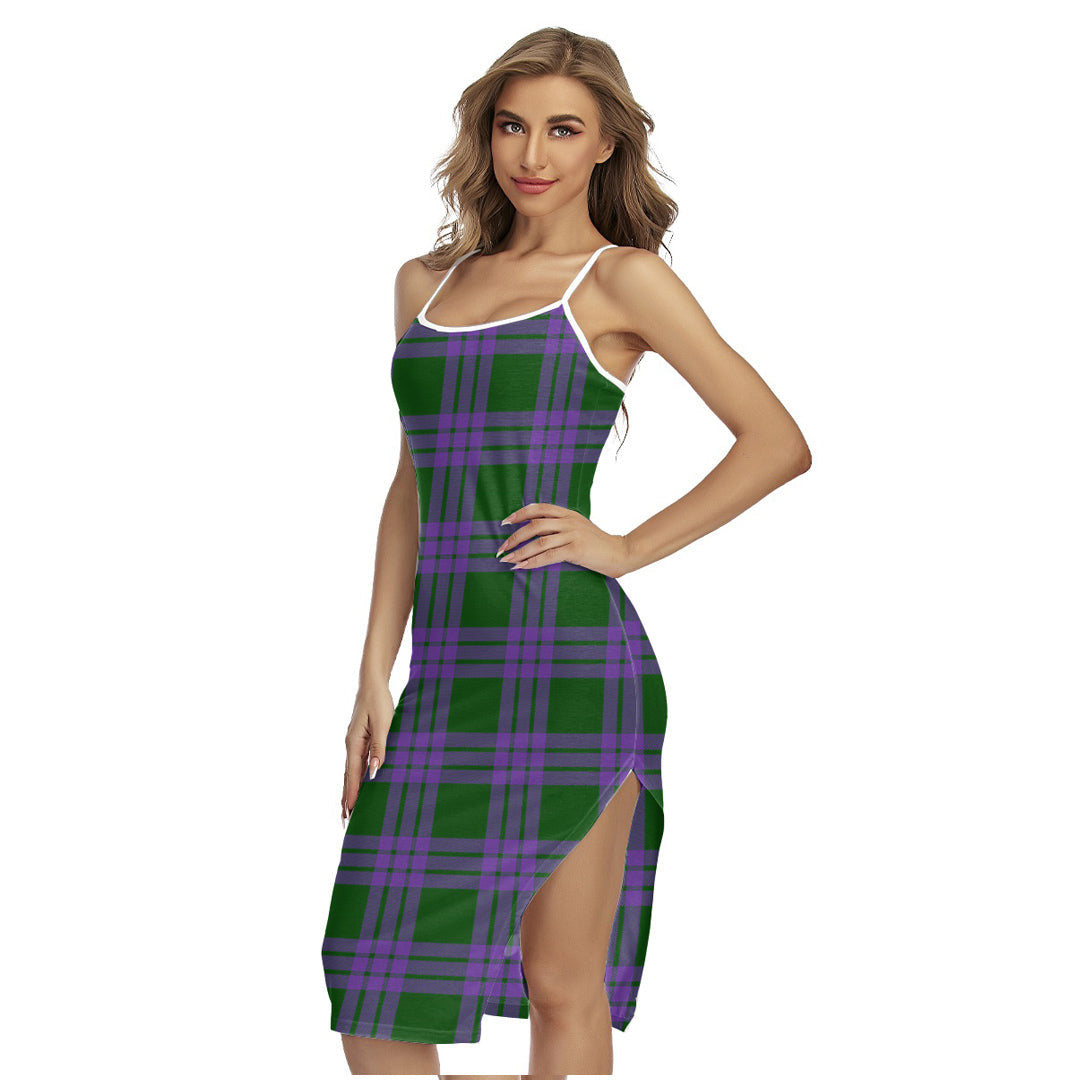 Elphinstone Tartan Plaid Back Cross Cami Dress