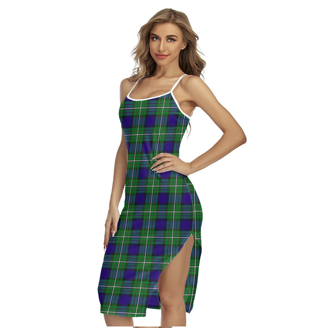 Alexander Tartan Plaid Back Cross Cami Dress