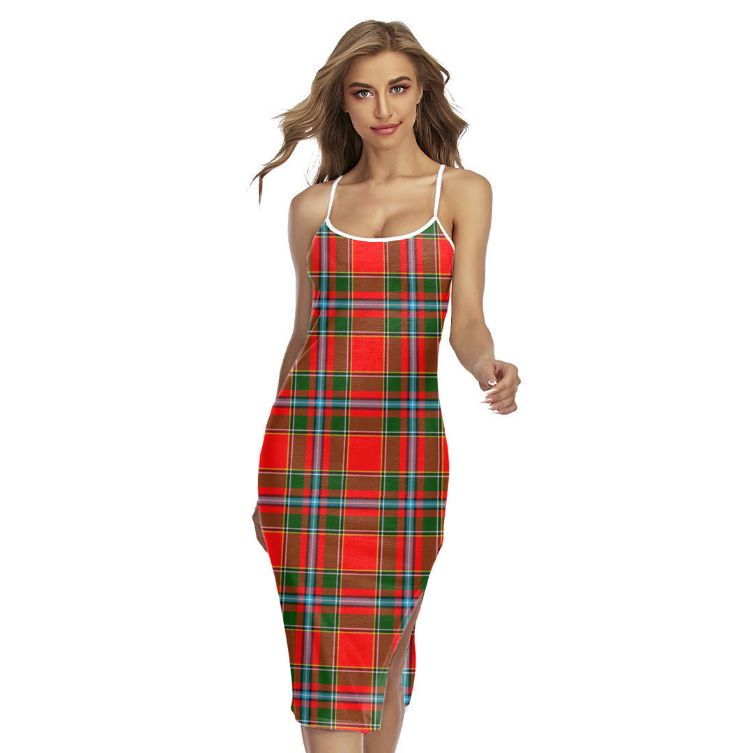 Drummond of Perth Tartan Plaid Back Cross Cami Dress