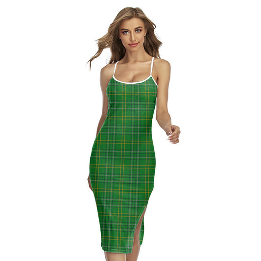 Wexford County Tartan Plaid Back Cross Cami Dress