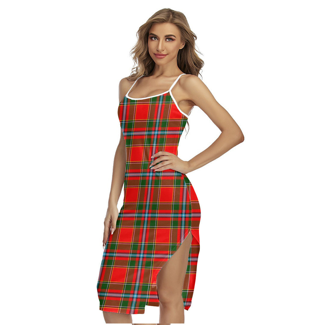 Drummond of Perth Tartan Plaid Back Cross Cami Dress