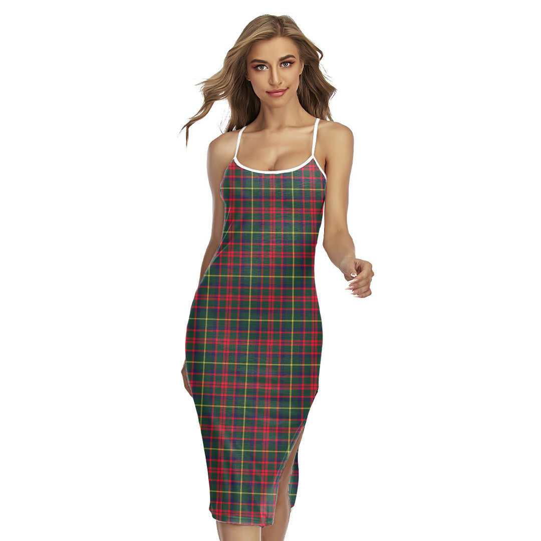MacKintosh Hunting Modern Tartan Plaid Back Cross Cami Dress