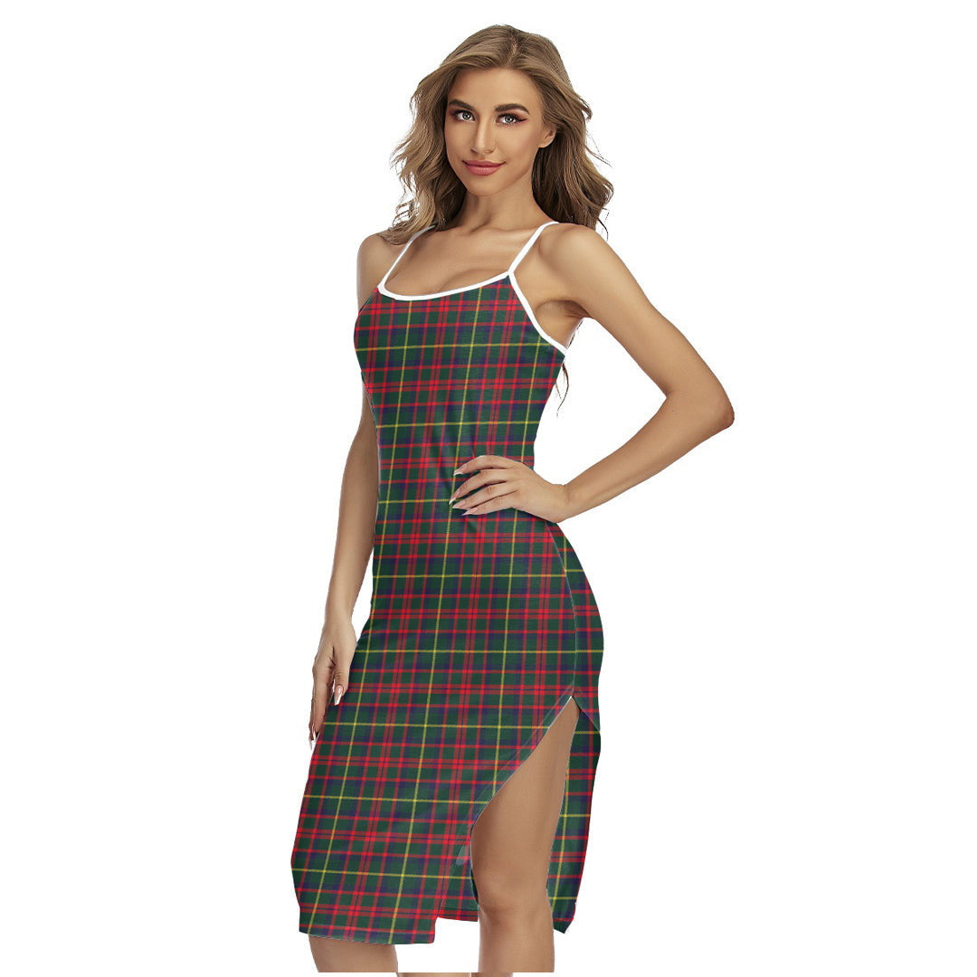 MacKintosh Hunting Modern Tartan Plaid Back Cross Cami Dress